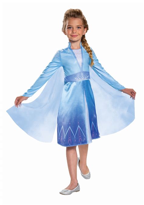 Elsa Girls Frozen 2 Classic Costume
