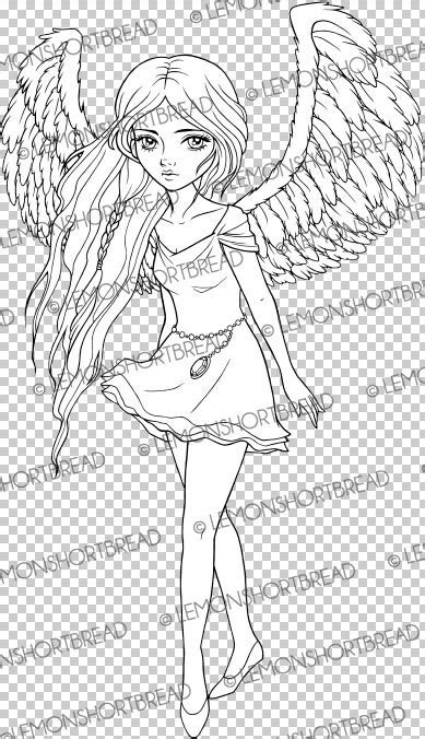 Angel Anime Coloring Pages