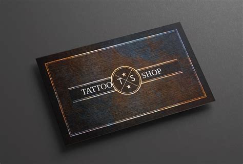 Tattoo Business Cards Free Template Designs Custom Printing