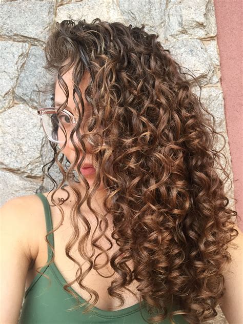 Long Spiral Perm Avedaibw In 2019 Permed Hairstyles Curly Hair Styles Colored Curly Hair