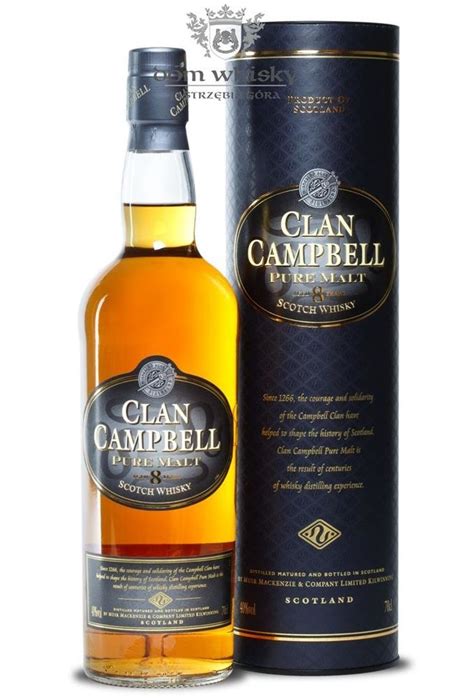 Clan Campbell Pure Malt 8 Letni 40 07l Scotch Whisky Blended
