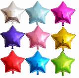 Pictures of Star Shaped Foil Balloons