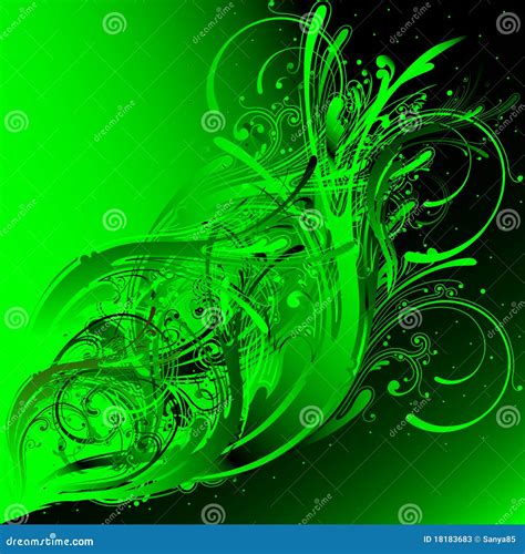 Bright Green Background Stock Vector Illustration Of Texture 18183683