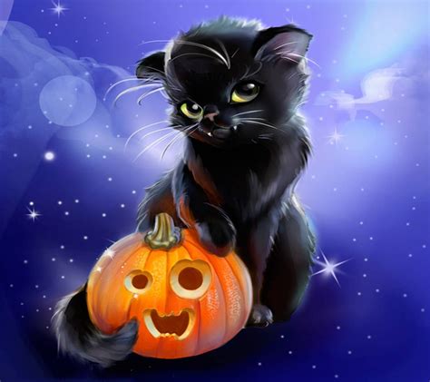 Download Halloween Kitty Wallpaper By Venus Ef Free On Zedge Now