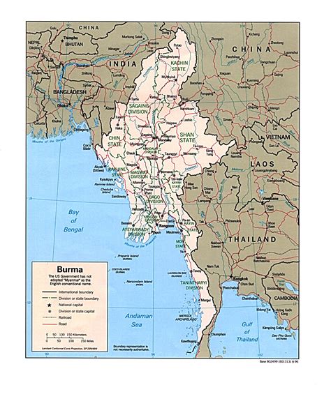 5 Free Maps Of Myanmar Asean Up