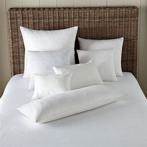 One 14 x 36 inch white cotton pillow insert. Decorative Pillow Insert - 14"x36" | west elm