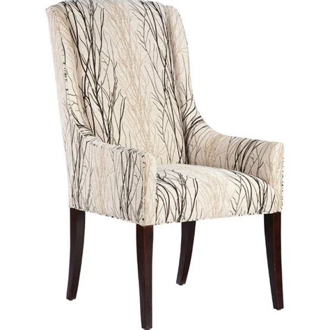 Dora Upholstered Wingback Arm Chair Upholstered Dining Chairs Dining