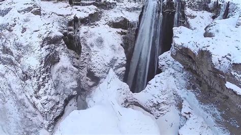 Frozen Waterfall In Iceland Ice Climbing Youtube