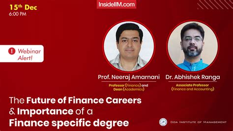 Future Of Finance Careers And How To Be Ready For It Ft GIM Goa InsideIIM