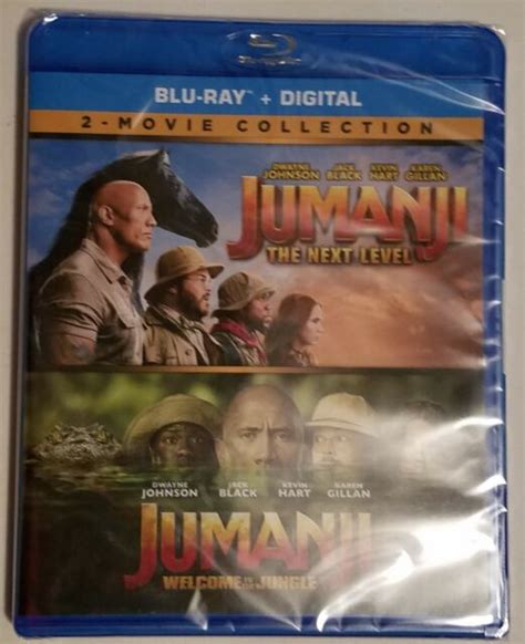 Jumanji 2 Movie Collection Blu Ray Digital Next Level Welcome To Jungle