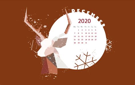 December 2020 Calendar Wallpapers Wallpaper Cave
