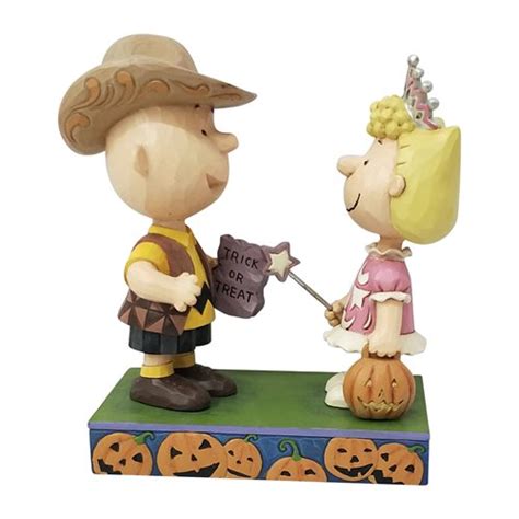 Peanuts Charlie Brown Halloween Trick Or Treat Statue By Jim Shore