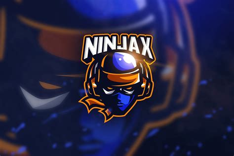 Ninja Game Mascot And Esport Logo ~ Logo Templates