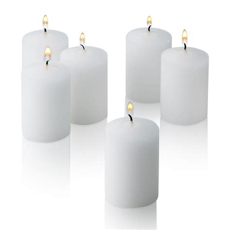 Light In The Dark White Votive Candles Box Of 36 Unscented Bulk