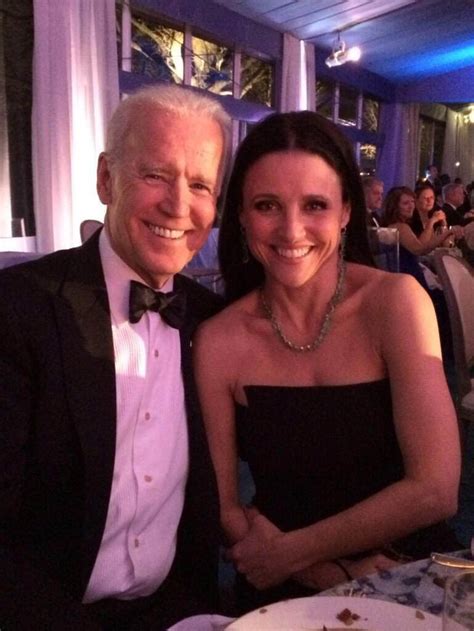 Joe Biden Tells Julia Louis Dreyfus We Veeps Stick Together After Actress Reveals Breast