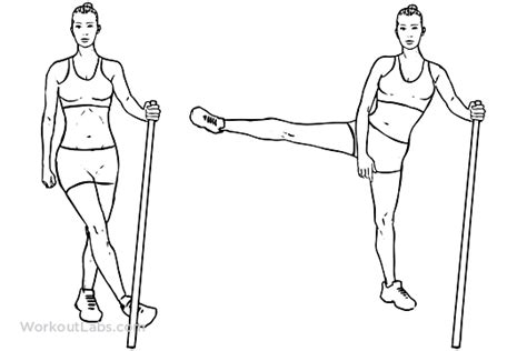 Side Leg Hip Swings Illustrated Exercise Guide Workoutlabs