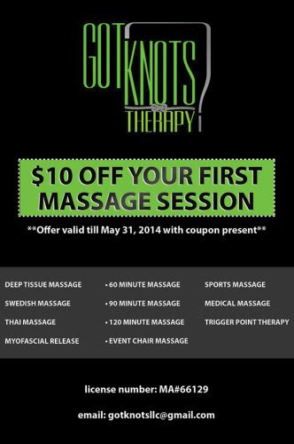 Got Knots Massage Therapy Postcard Design Tight Designs And Printing Of