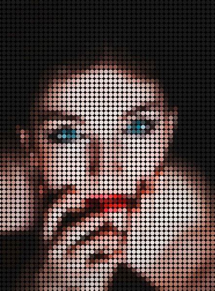 Dot Pixel Portraits On Behance