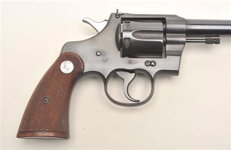 Colt Officers Model Target Da Revolver 38 Special Caliber 6 Barrel