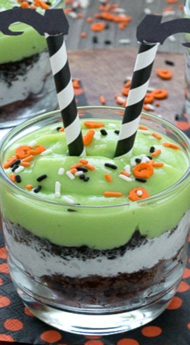 Melted Witch Pudding Parfaits Halloween Food For Party Pudding