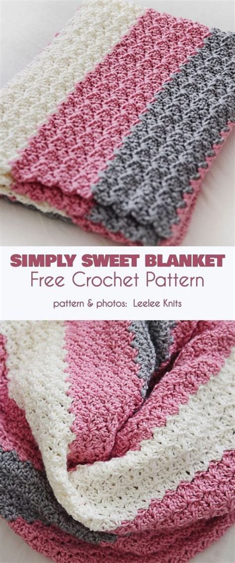 Simply Sweet Baby Blanket Free Crochet Pattern Your Crochet