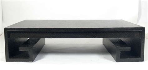 To add whimsy and character to this piece i chose the greek key dixie belle stencil. Large Scale Greek Key Coffee Table by Thomas Pheasant at ...