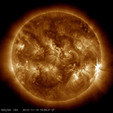 Sun Fires Off Major Solar Flare Video Space