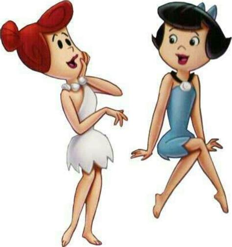 Wilma Betty Flintstones Classic Cartoon Characters Cartoon