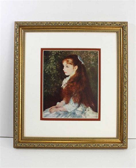Pierre Auguste Renoir Portrait Of Mlle Irene Cahen