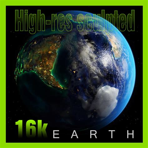 3d Model Earth Day Night