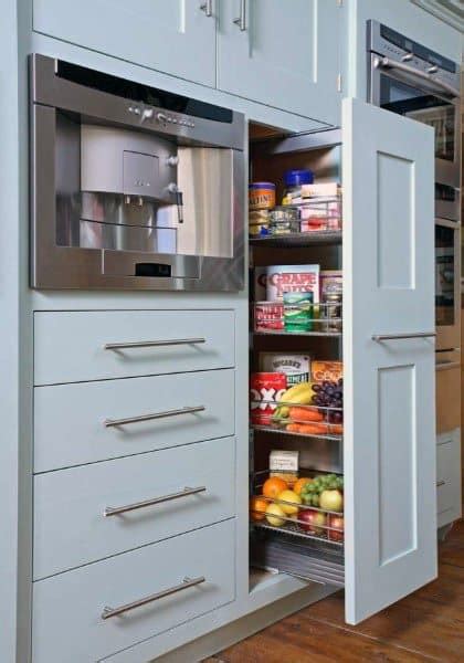 5 larder cupboard ideas for your kitchen design | sustainable kitchens. Top 70 Best Kitchen Pantry Ideas - Organized Storage Designs