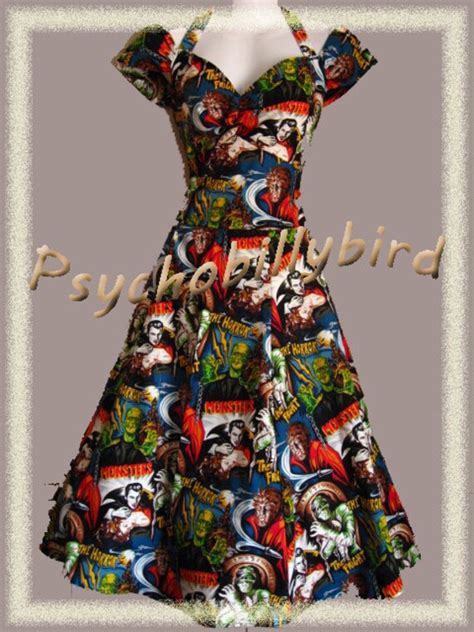 50s Rockabillypsychobilly Couture Pinup Horror Zombie
