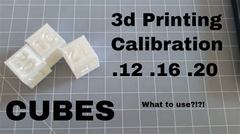 How To Use Calibration Cubes For 3d Printing Youtube