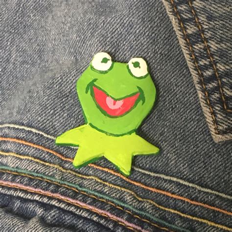 Kermit The Frog Pin Etsy