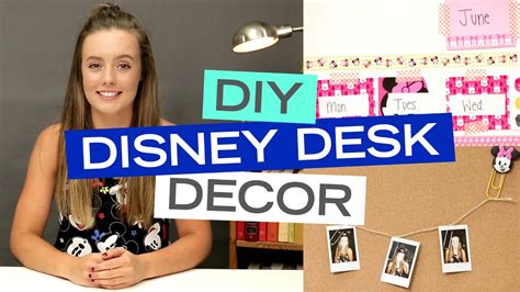 How would disney princesses decorate their homes in 2019? DIY Disney Desk Decor Ideas with Breezylynn - YouTube