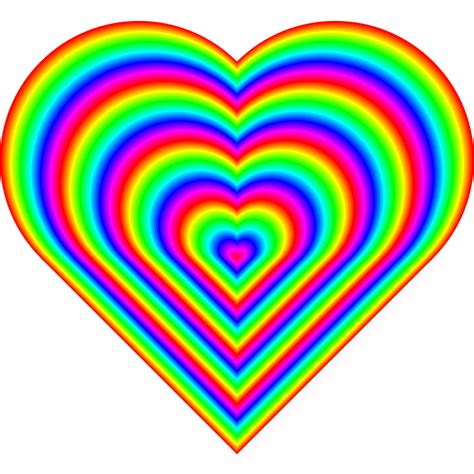 Rainbow Heart By 10binary On Deviantart