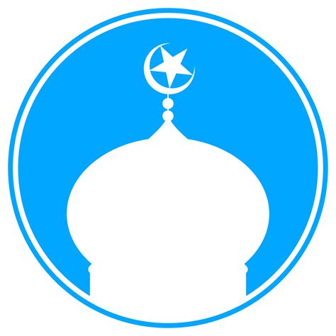 Mosque Sign Silhouette, Flat Style, can use for Icon, Symbol, Apps