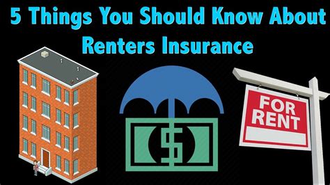 What should i look for in a renters insurance policy? 5 Things to Know About Renters Insurance - YouTube