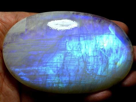 63000ctsnatural Huge Size White Rainbow Moonstone Oval Cabochon Loose