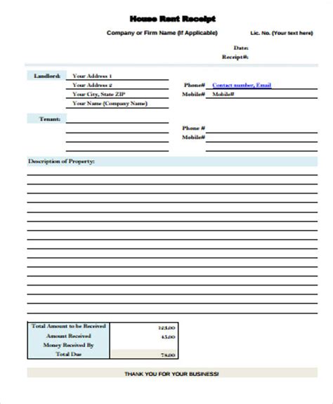 Facilities dining facilities at motel 6 eagle pass lakeside include a cafeteria. FREE 6+ Blank Rent Receipt Samples in MS Word | PDF