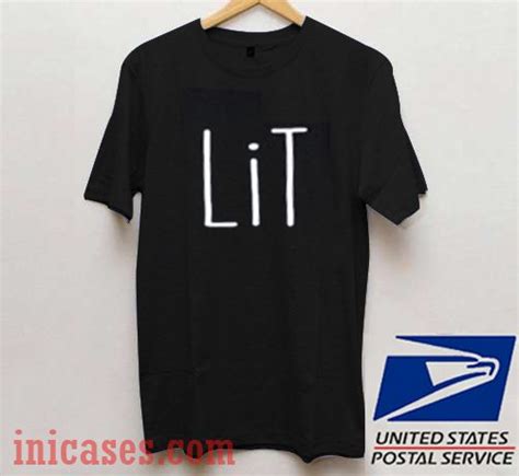 Lit Black T Shirt
