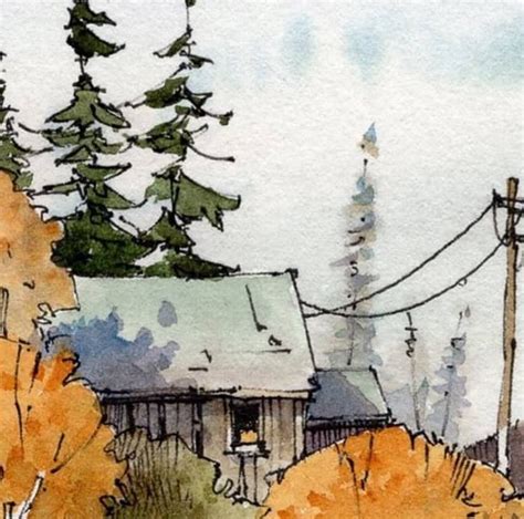 Watercolor With Ink Painting With Definition With Jeni Lange September