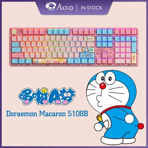 Akko Doraemon Hot Swappable Rgb Mechanical Gaming Keyboard G