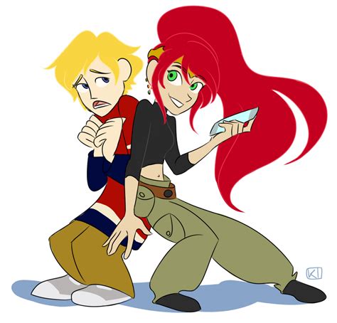 Jaune And Pyrrha As Kim And Ron By Kagatermie On Deviant Art R Rwby