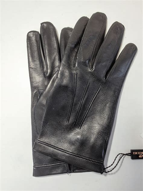 Mens Classic Unlined Italian Leather Gloves Lambskin Size Etsy