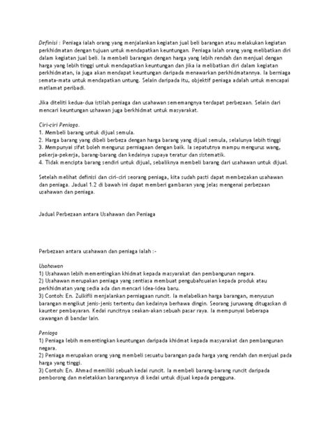 Please copy and paste this embed script to where you want to embed. Definisi peniaga perniagaan