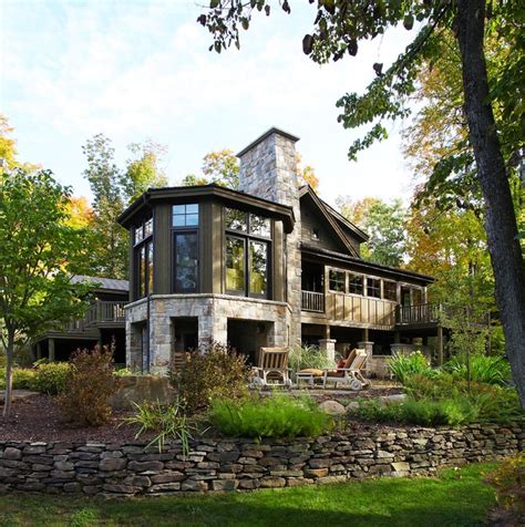 We specialize in michigan vacation rentals, from your own private island to michigan lakehouse rentals big enough to host your family reunion. Up North Michigan Cabin - Traditional - House Exterior ...