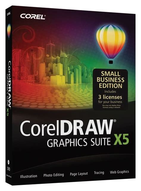 New Coreldraw Graphics Suite X5 Small Business Edition Coreldraw