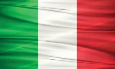 Illustration Of Italy Flag And Editable Vector Italy Country Flag