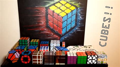 My Rubiks Cube Collection End Of 2015 Youtube